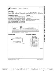 74FR245 datasheet pdf National Semiconductor