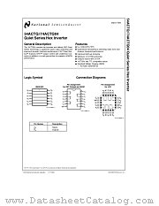 54ACTQ04 datasheet pdf National Semiconductor