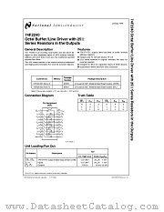 74F2240 datasheet pdf National Semiconductor