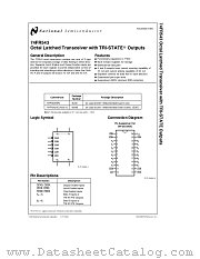 74FR543 datasheet pdf National Semiconductor