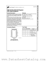 MM74HC594 datasheet pdf National Semiconductor