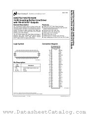 74ACTQ16240 datasheet pdf National Semiconductor