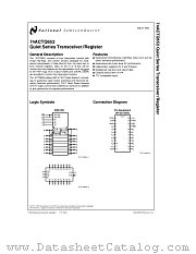 74ACTQ652 datasheet pdf National Semiconductor