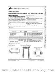 74ABT245 datasheet pdf National Semiconductor