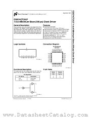 CGS74CT2527 datasheet pdf National Semiconductor