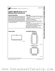 CGS64B2528 datasheet pdf National Semiconductor