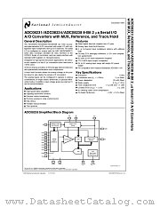 ADC08238 datasheet pdf National Semiconductor
