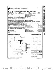 ADC12451 datasheet pdf National Semiconductor