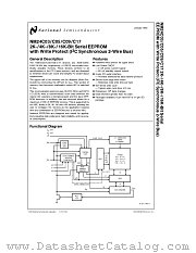 NM24C03 datasheet pdf National Semiconductor