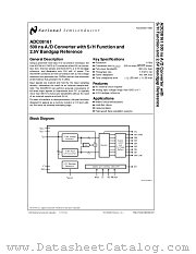 ADC08168 datasheet pdf National Semiconductor