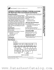 COPCJ823 datasheet pdf National Semiconductor