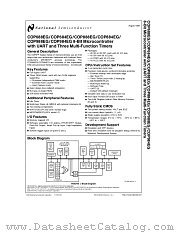 COP688EG datasheet pdf National Semiconductor