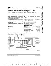 ADC10154 datasheet pdf National Semiconductor