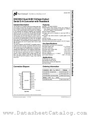 DAC0854 datasheet pdf National Semiconductor