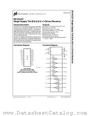 DS14C237 datasheet pdf National Semiconductor