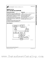 NM93C14 datasheet pdf National Semiconductor