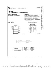74LVQ32 datasheet pdf National Semiconductor