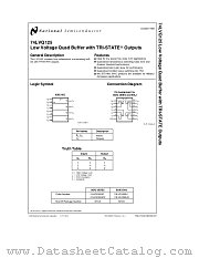 74LVQ125 datasheet pdf National Semiconductor