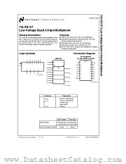 74LVQ157 datasheet pdf National Semiconductor