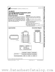 74LVQ373 datasheet pdf National Semiconductor