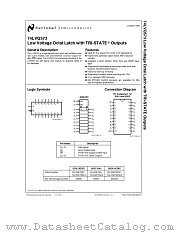 74LVQ573 datasheet pdf National Semiconductor