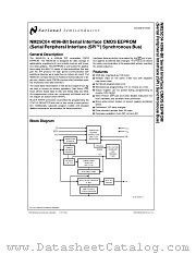 NM25C04 datasheet pdf National Semiconductor