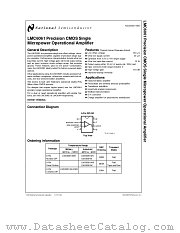 LMC6061 datasheet pdf National Semiconductor