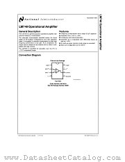LM748 datasheet pdf National Semiconductor