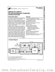 DP83905 datasheet pdf National Semiconductor