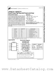 74VHC74 datasheet pdf National Semiconductor