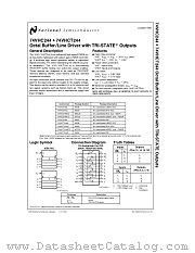 74VHC244 datasheet pdf National Semiconductor