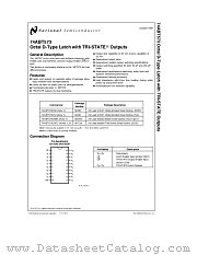 74ABT573 datasheet pdf National Semiconductor
