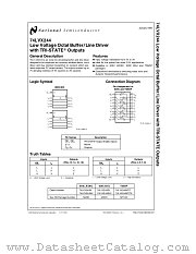 74LVX244 datasheet pdf National Semiconductor