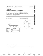 74ACT164 datasheet pdf National Semiconductor