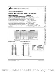 74VHC573 datasheet pdf National Semiconductor