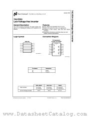 74LVX04 datasheet pdf National Semiconductor
