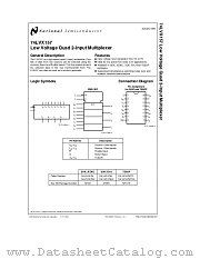 74LVX157 datasheet pdf National Semiconductor