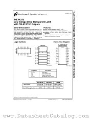 74LVX373 datasheet pdf National Semiconductor