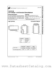 74LVX138 datasheet pdf National Semiconductor