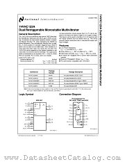 74VHC123A datasheet pdf National Semiconductor
