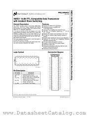 VME01 datasheet pdf National Semiconductor