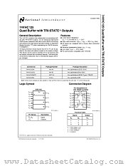 74VHC125 datasheet pdf National Semiconductor