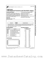 74ABT16543 datasheet pdf National Semiconductor