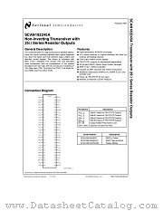 SCAN182245A datasheet pdf National Semiconductor
