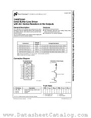 74ABT2240 datasheet pdf National Semiconductor