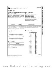 74ABT16374 datasheet pdf National Semiconductor