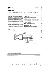 PCM16C00 datasheet pdf National Semiconductor