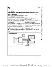 PCM16C02 datasheet pdf National Semiconductor