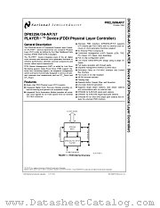 DP83256 datasheet pdf National Semiconductor