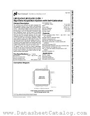LM12L454 datasheet pdf National Semiconductor